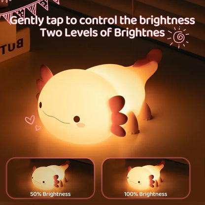 Glowi - Cute Axolotl Lamp