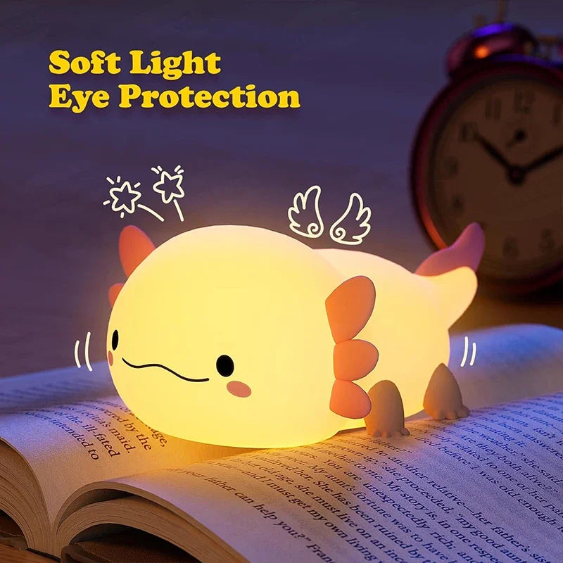 Glowi - Cute Axolotl Lamp