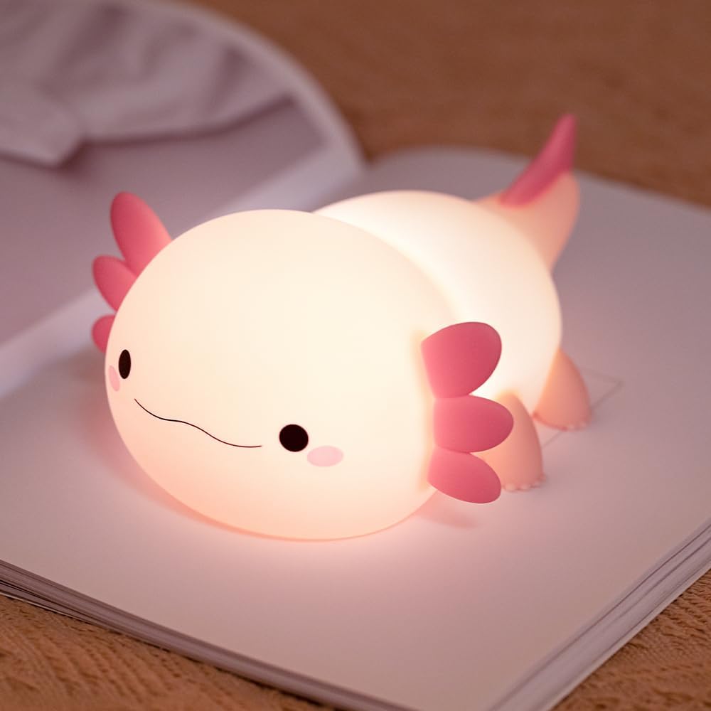 Glowi - Cute Axolotl Lamp